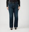 Highly Desirable High Rise Trouser Leg Jeans Plus Size, , hi-res image number 3