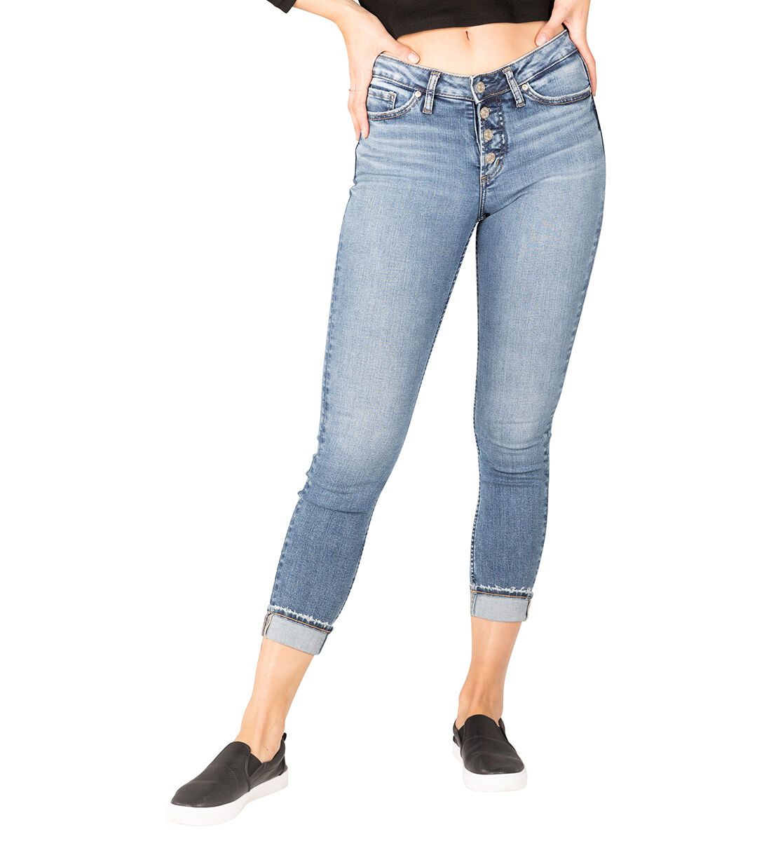Most Wanted Mid Rise Skinny Jeans Silver Jeans Us