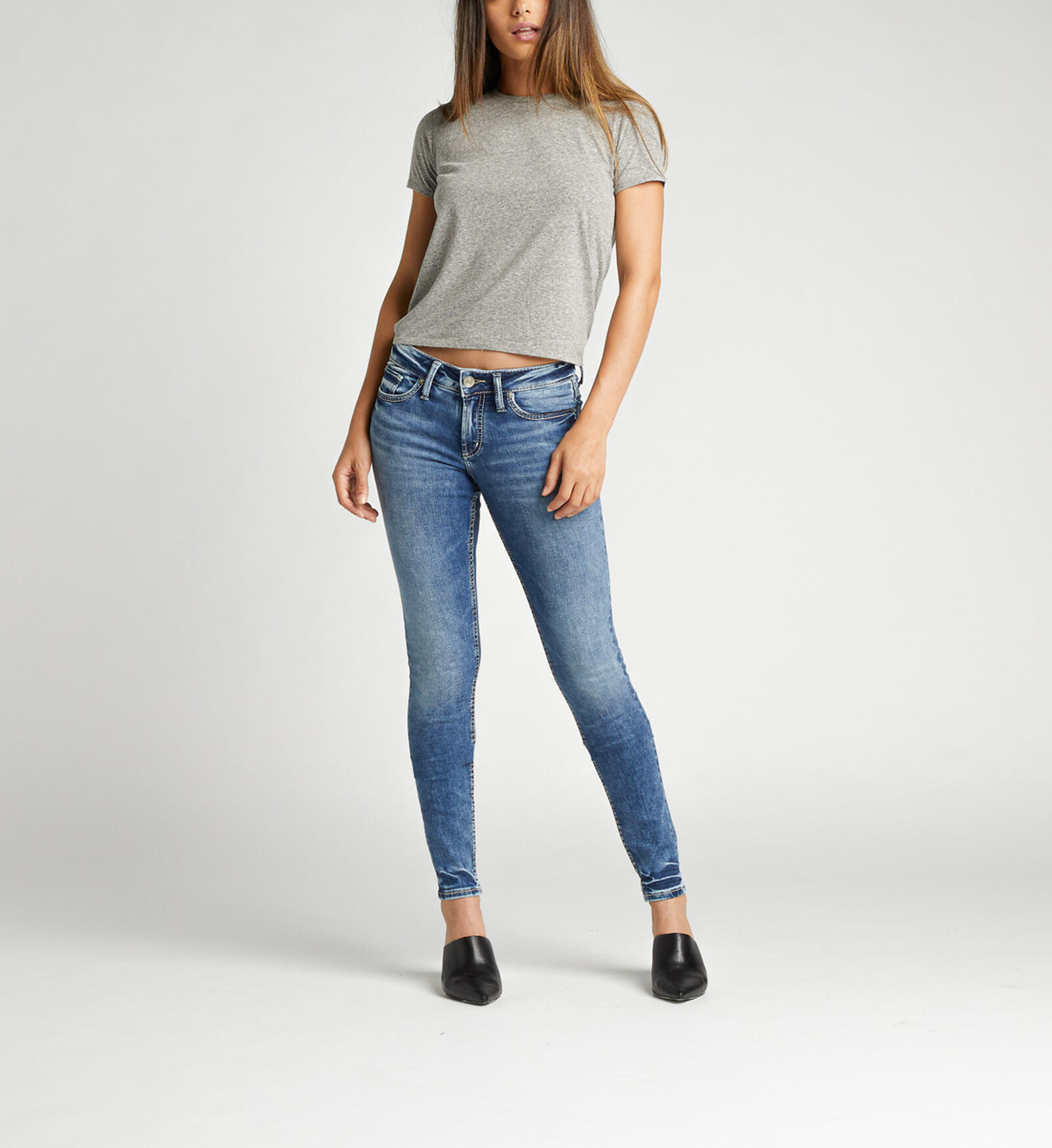 Buy Suki Mid Rise Skinny Jeans for USD 89.00