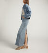 Back-Slit Maxi Jean Skirt, , hi-res image number 2