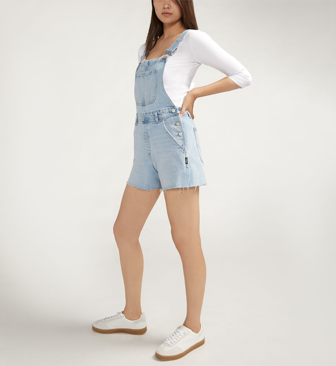 Buy Relaxed Short Overalls for USD 84.00 | Silver Jeans US New