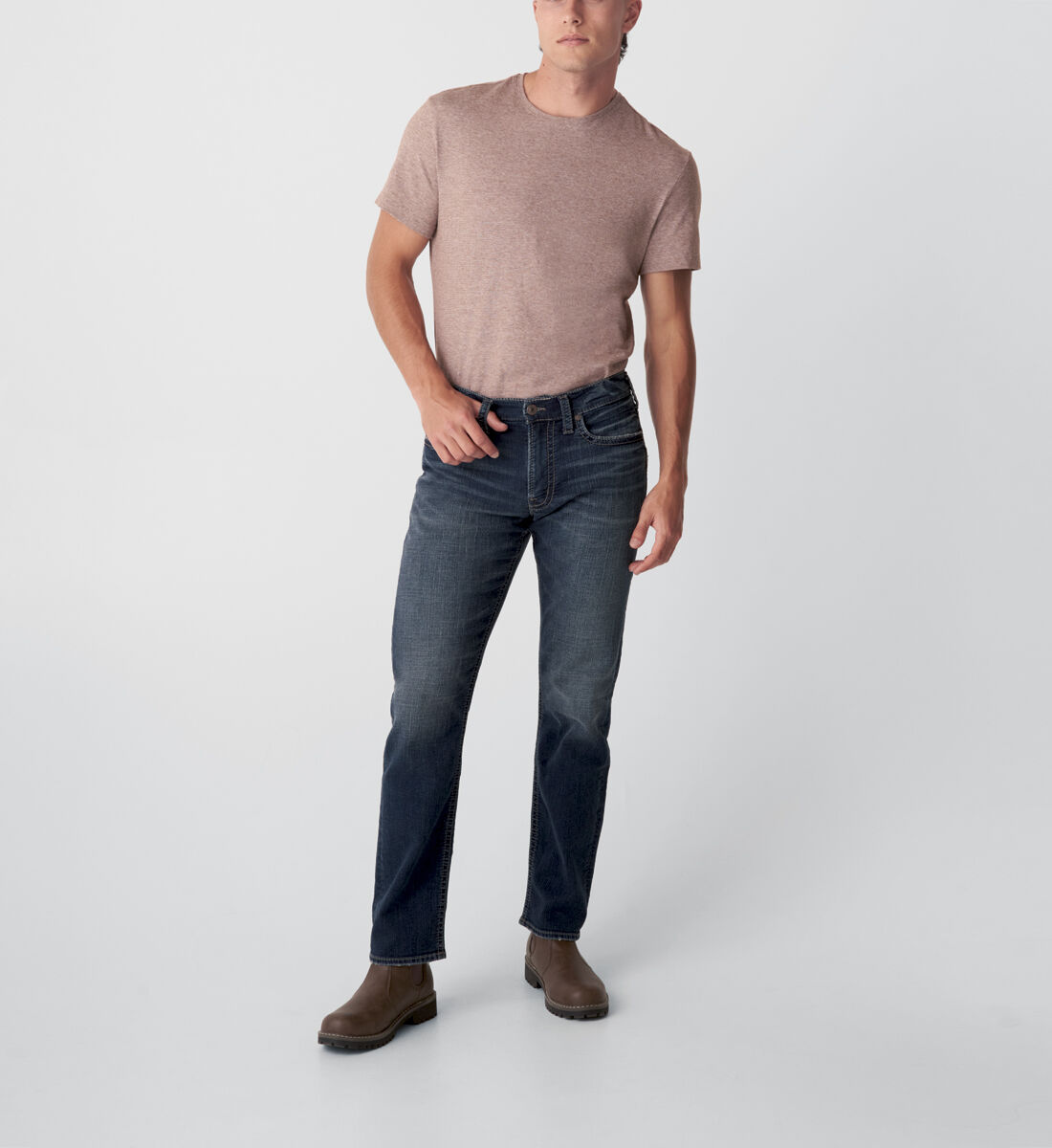 Men's relaxed fit tapered sale leg jeans