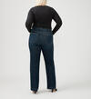 Highly Desirable High Rise Trouser Leg Jeans Plus Size, , hi-res image number 1