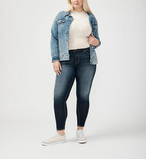 Suki Mid Rise Skinny Luxe Stretch  Jeans Plus Size