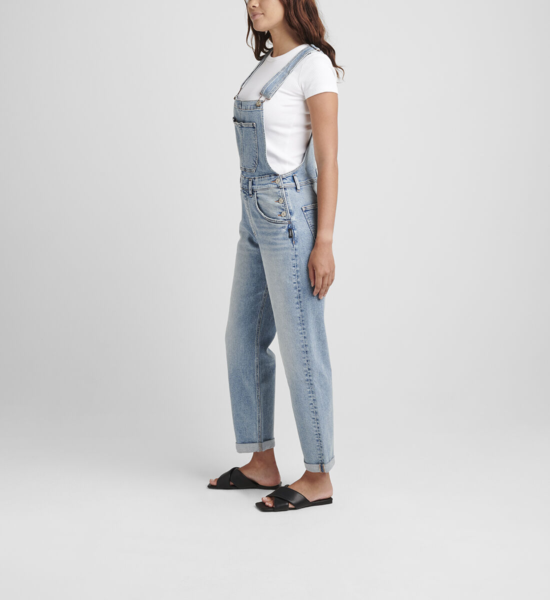 Buy Baggy Straight Leg Overalls for USD 49.00 | Silver Jeans US New