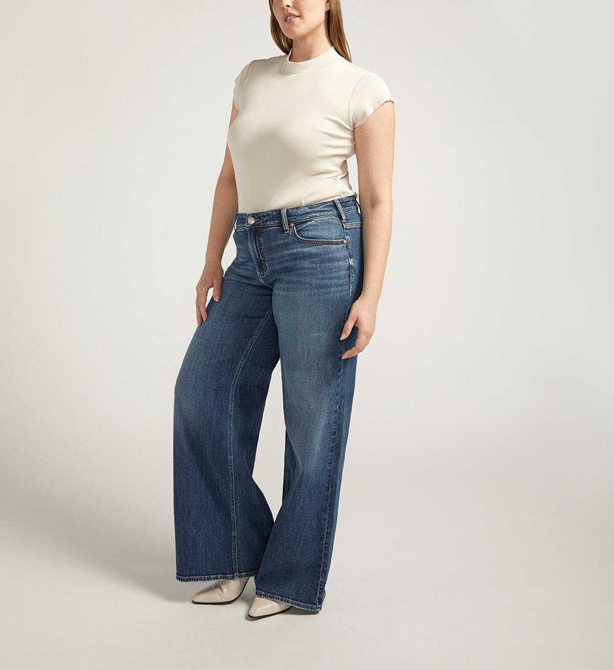 Suki Mid Rise Wide Leg Jeans Plus Size, , hi-res image number 2