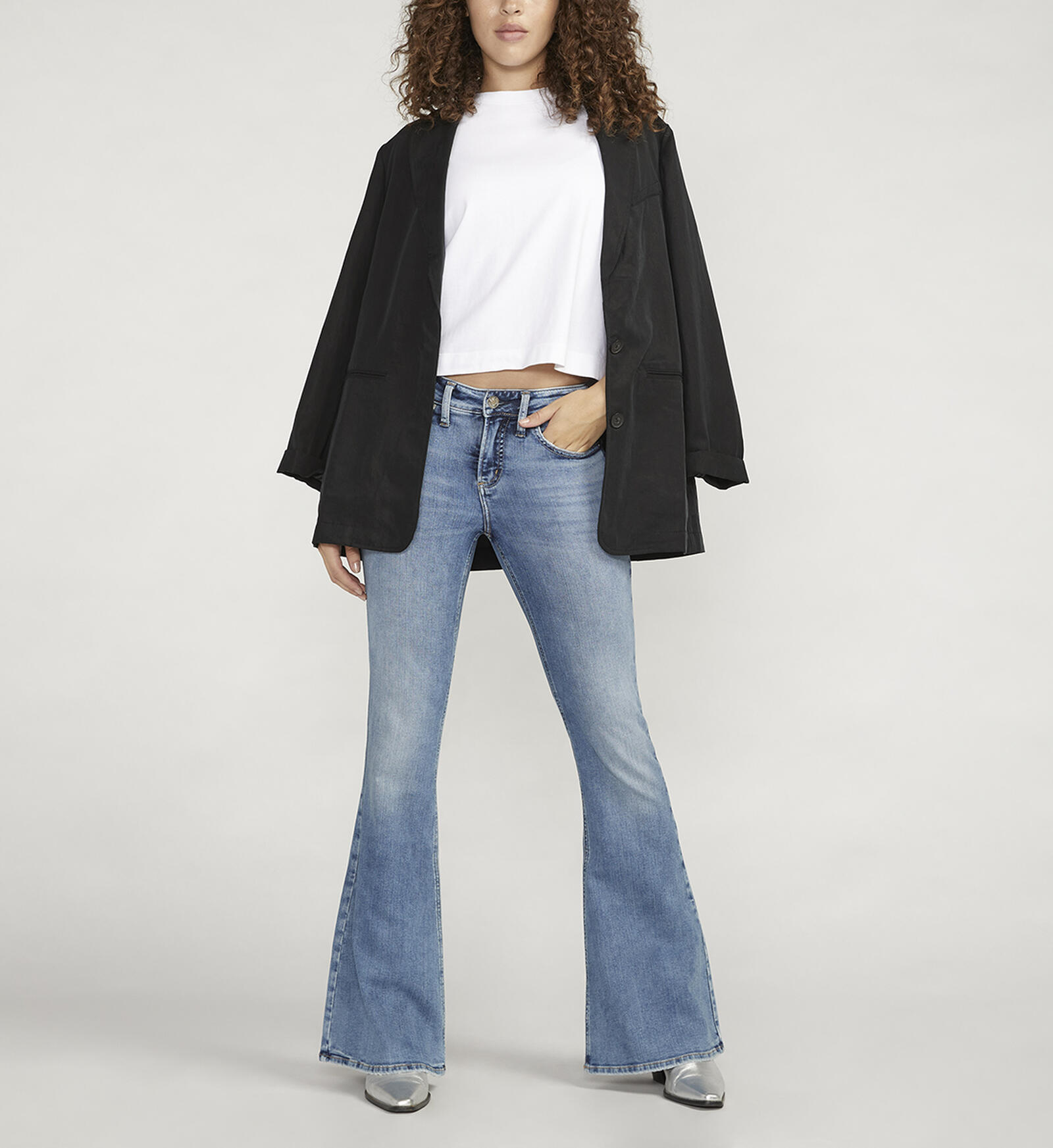 Wild For You Black Flare Jeans - Mid RIse – Wild Dreamer