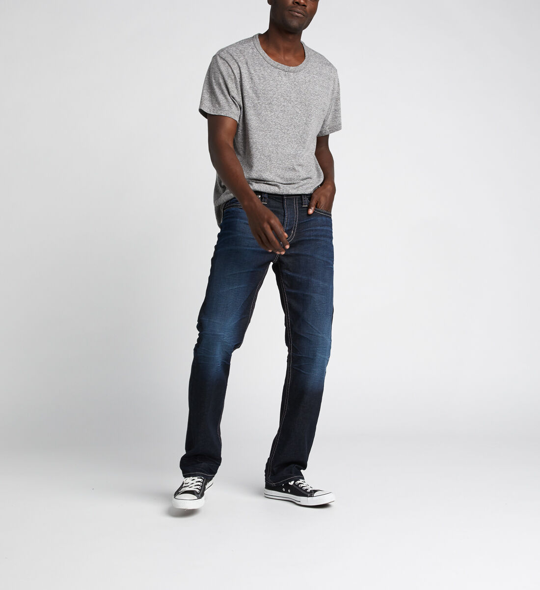 mens silver jeans grayson