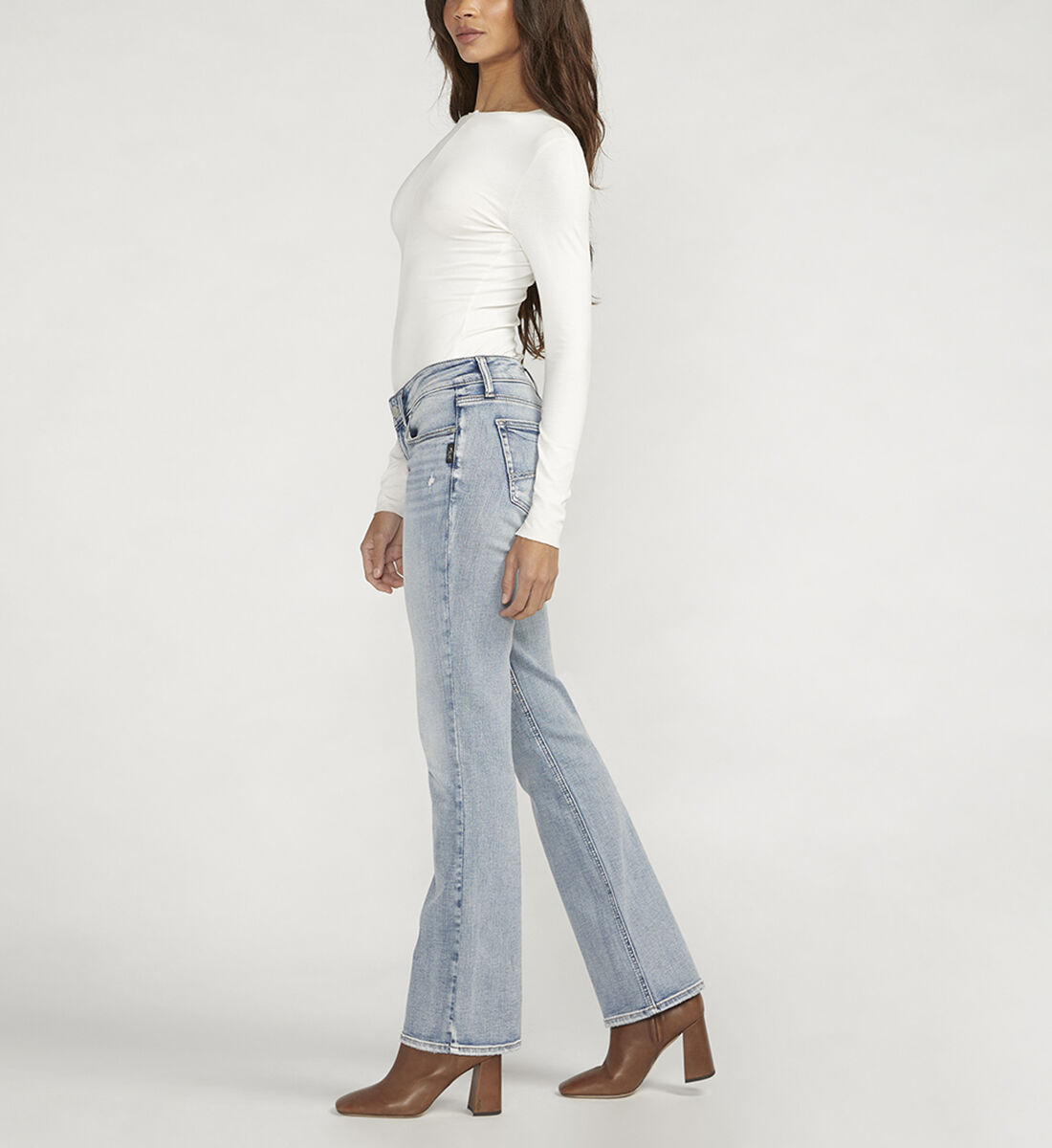 Buy Britt Low Rise Slim Bootcut Jeans for USD 84.00 | Silver Jeans