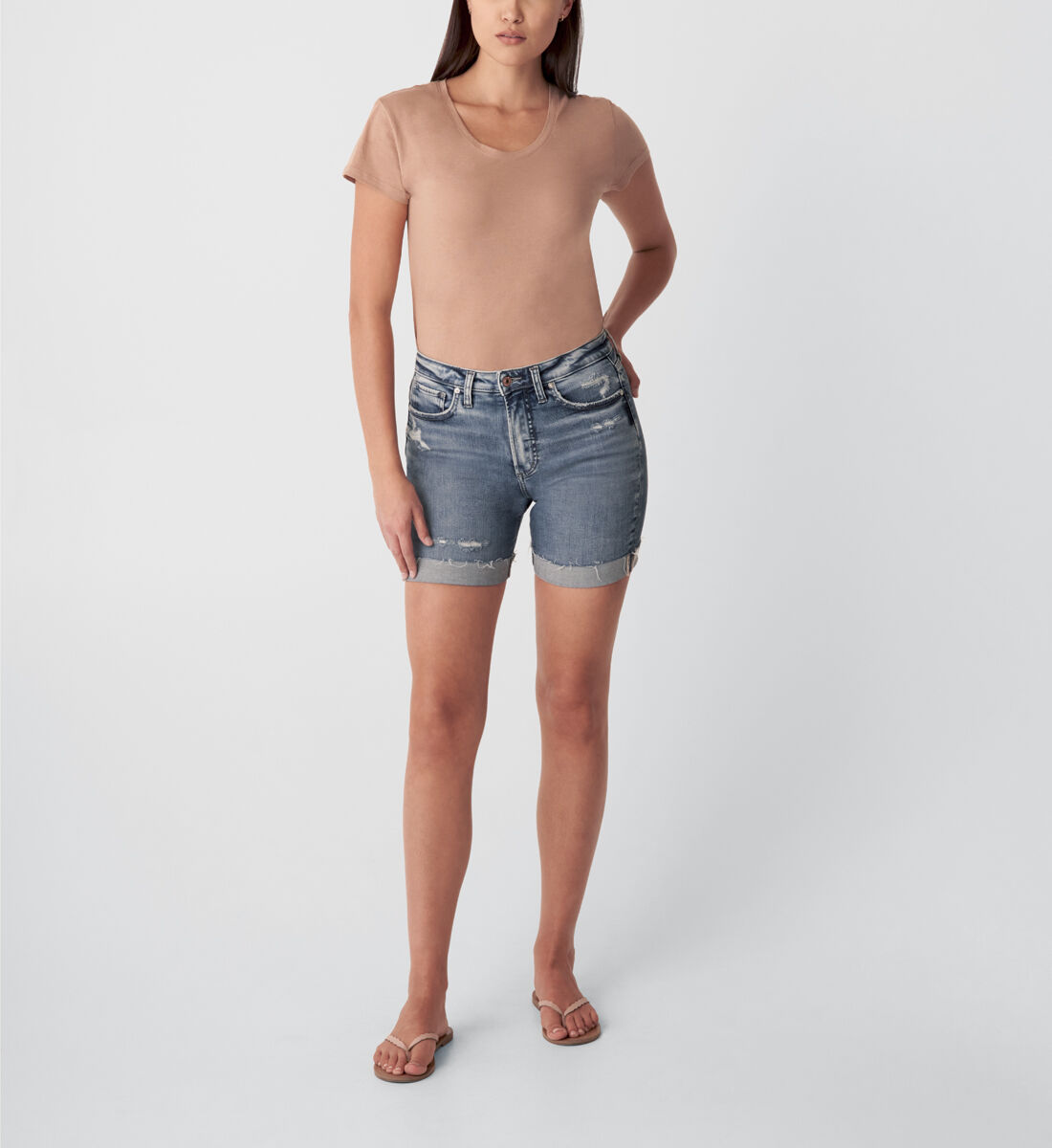 Silver jeans sales shorts womens