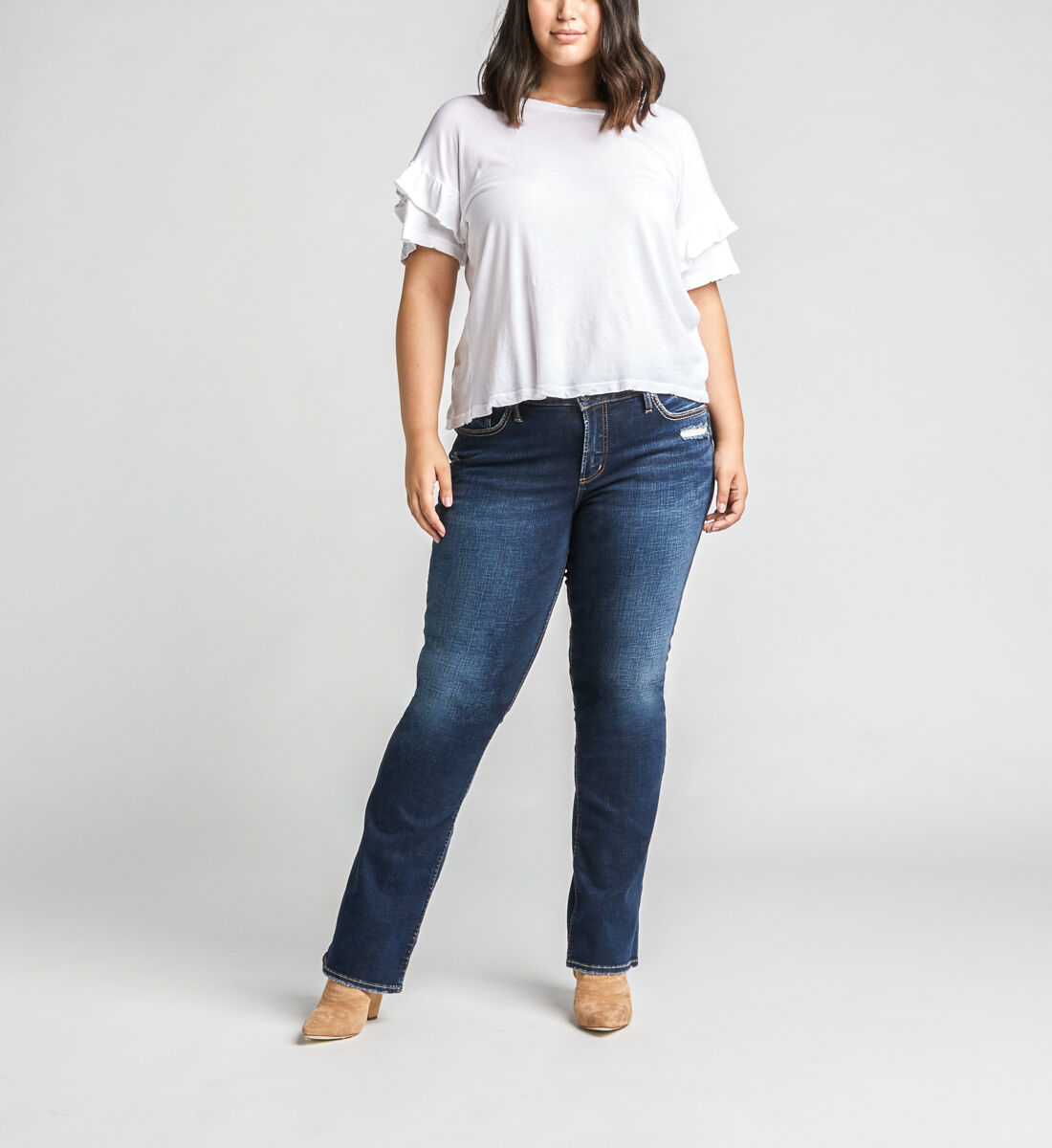 plus size tall jeans with bling
