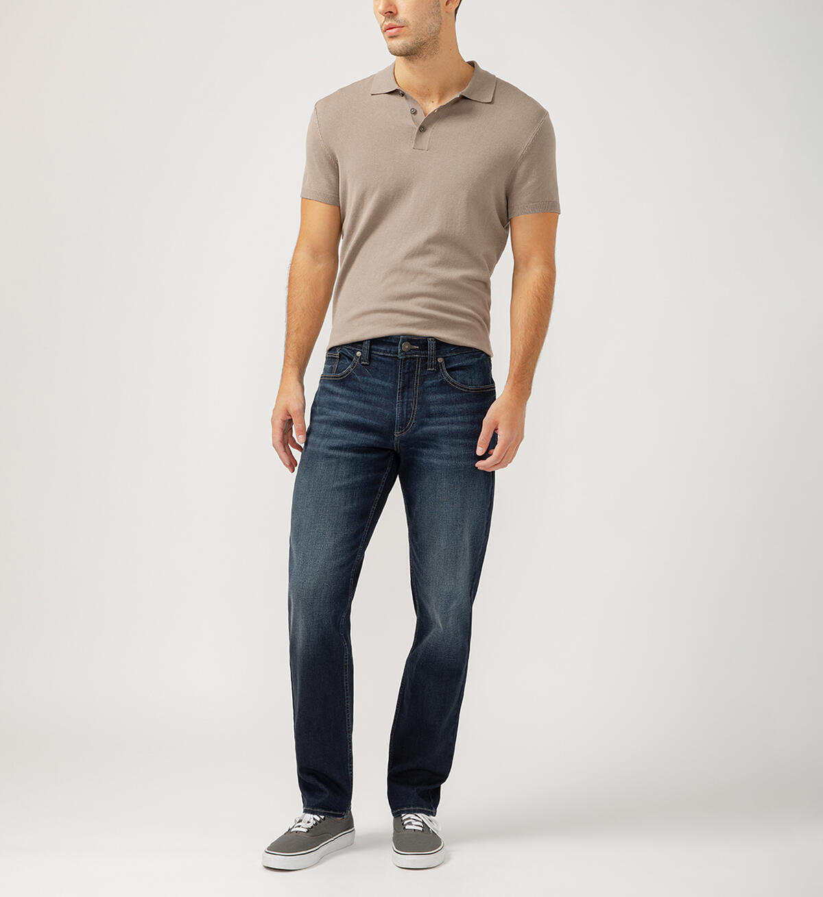 Eddie Classic Athletic Fit Tapered Leg Jeans, , hi-res image number 0