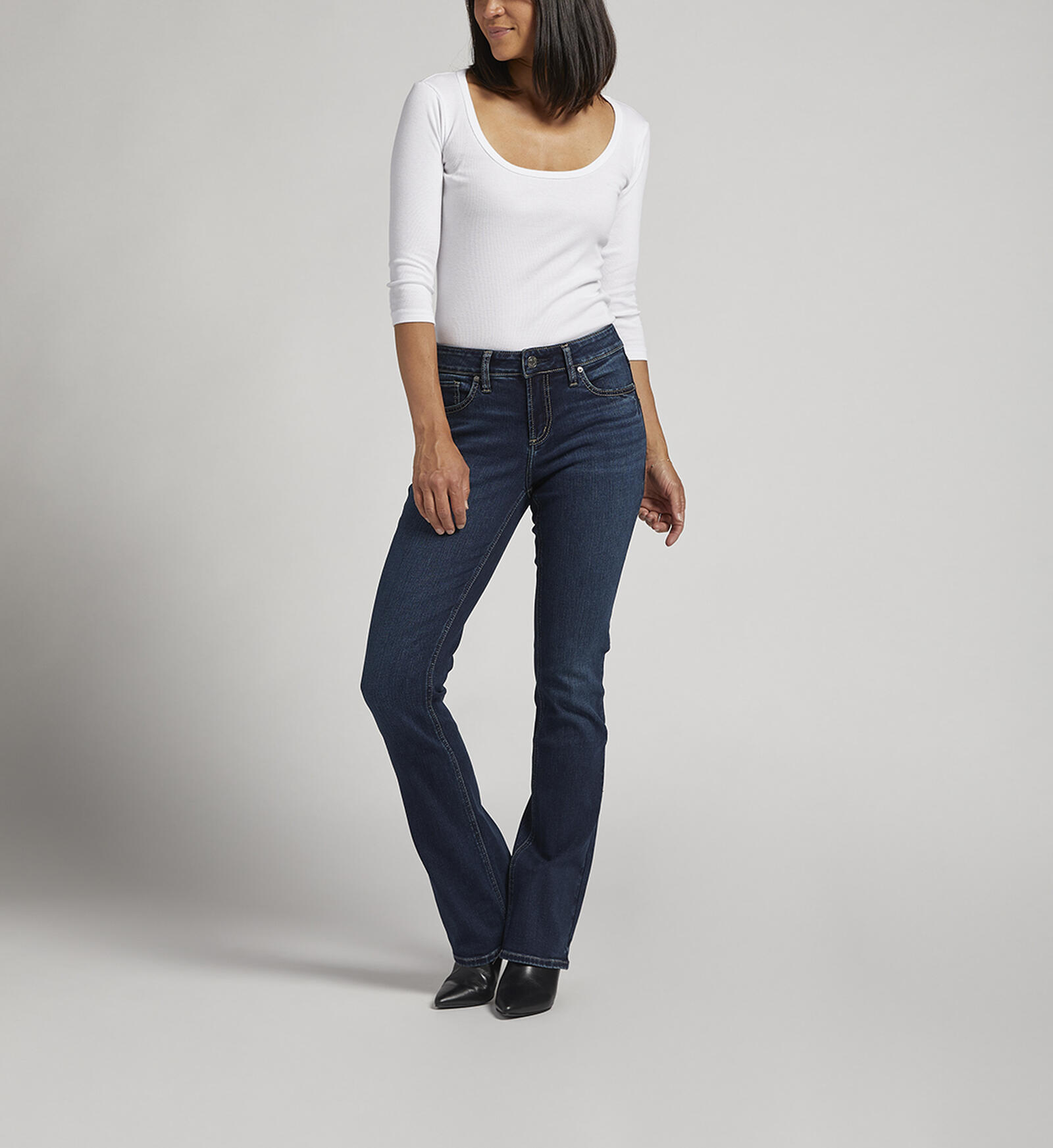 Silver Jeans Co. Plus Size Suki Mid Rise Bootcut Jeans - 20809908