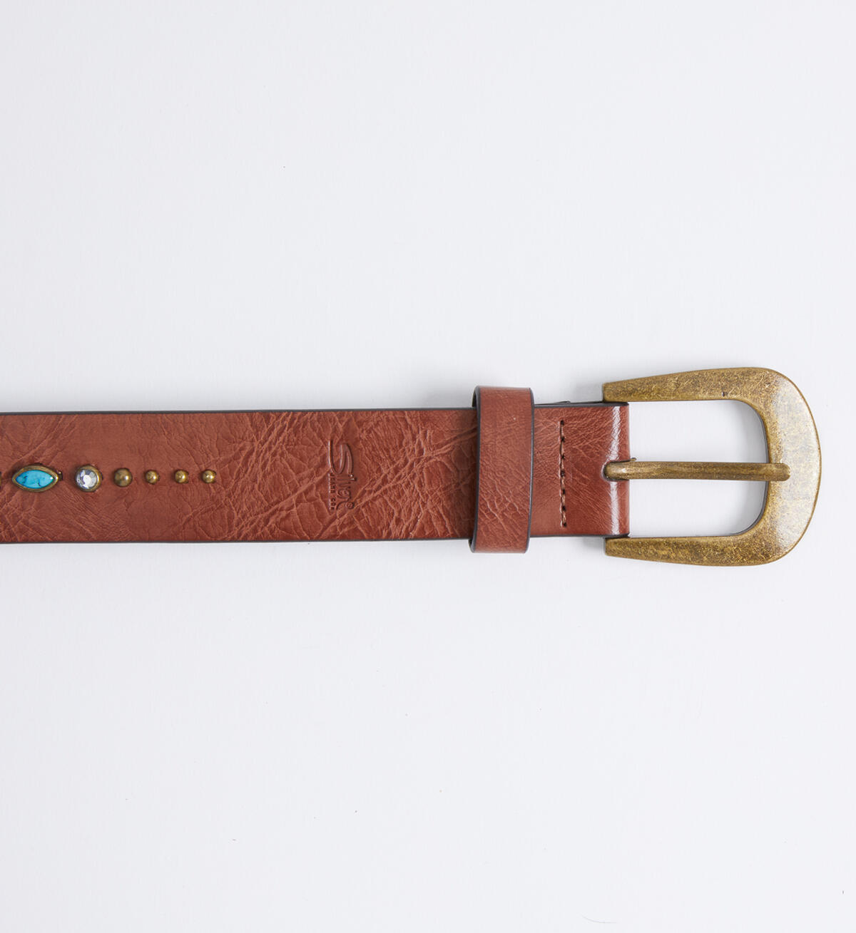 Turquoise Embellished Women's Belt, , hi-res image number 0