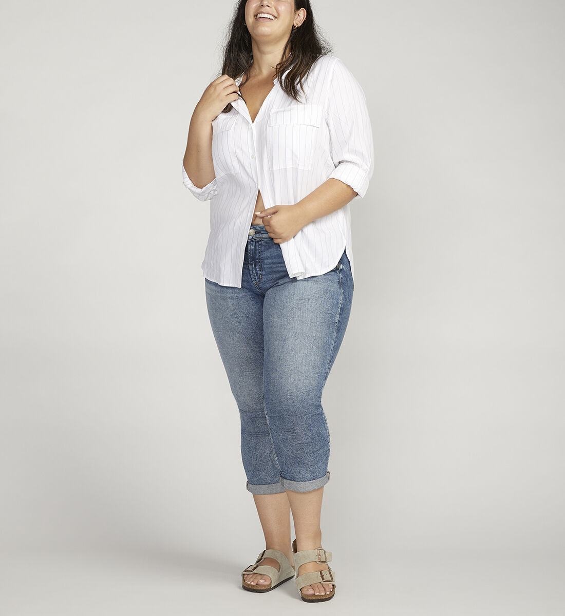 Silver jeans sale plus size sale