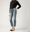 Boyfriend Mid Rise Slim Leg Jeans, , hi-res image number 2