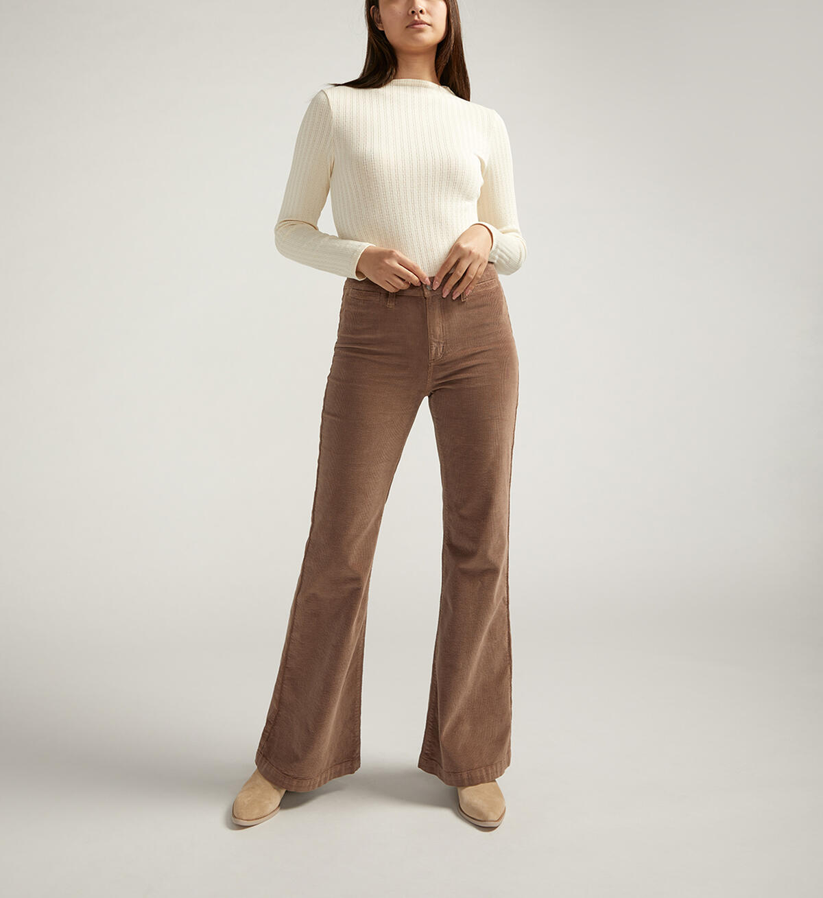 Isbister High Rise Flare Leg Corduroy Pant, , hi-res image number 0