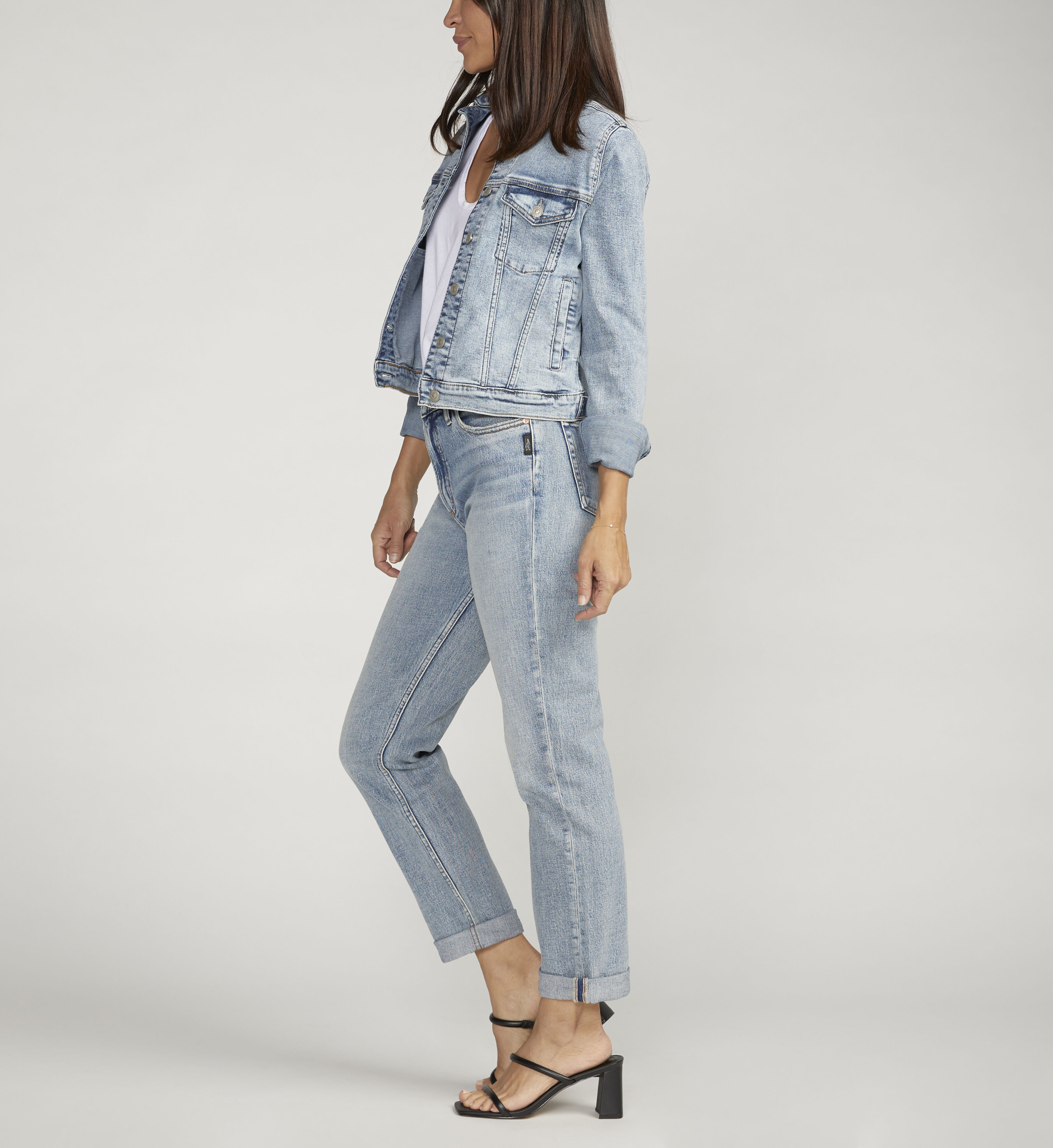 Buy Fitted Denim Jacket for USD 88.00 | Silver Jeans US New