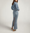 Back-Slit Maxi Jean Skirt, , hi-res image number 1