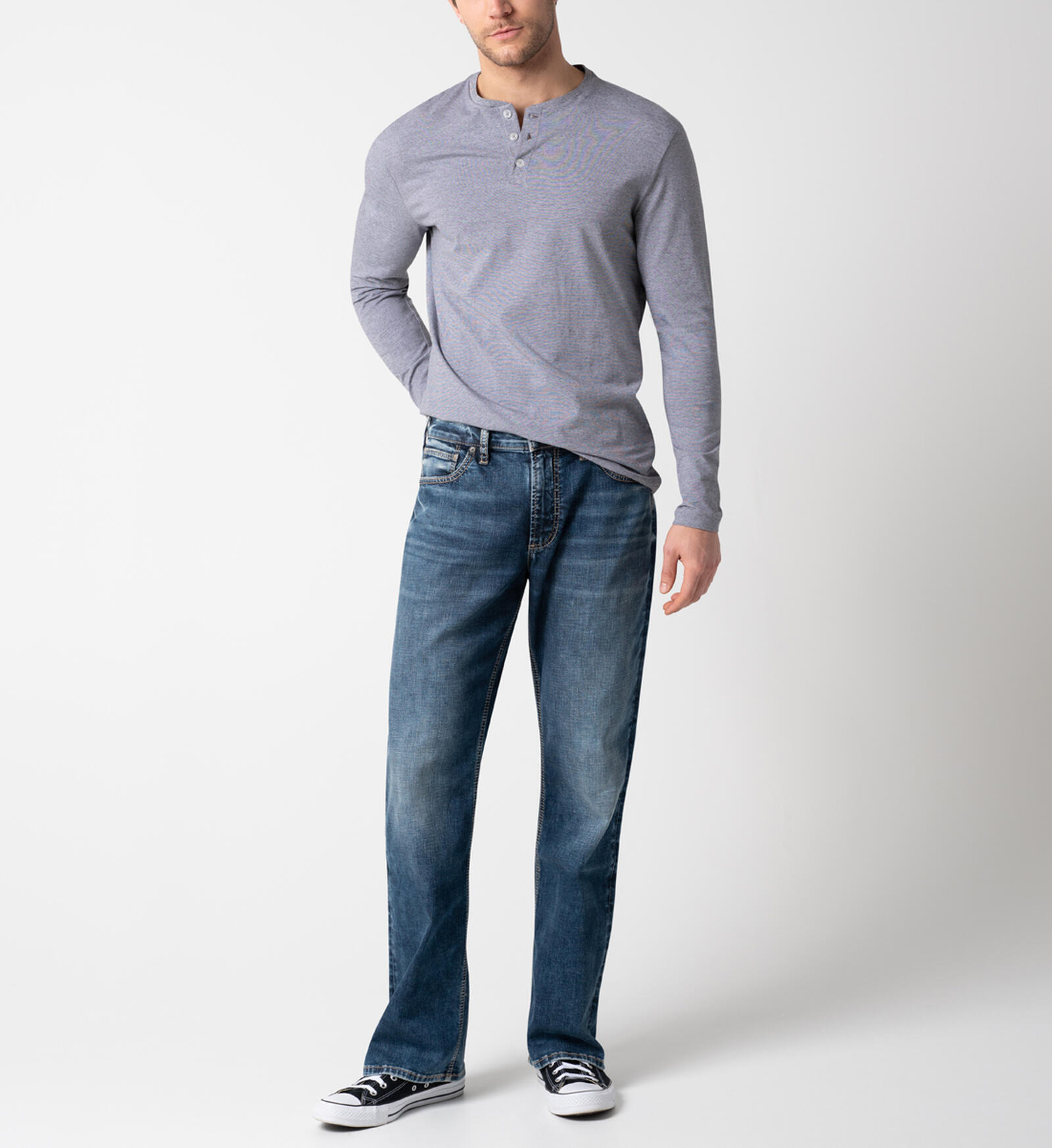 Mens Straight Leg Jeans - Straight Fit Jeans