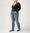 Suki Mid Rise Straight Leg Luxe Stretch Jeans Plus Size, , hi-res image number 2