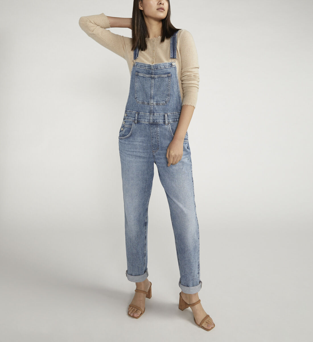 Buy Baggy Straight Leg Overalls for USD 99.00 | Silver Jeans US New