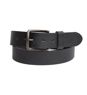 Men's 40mm Genuine Leather Belt with Stich Detail