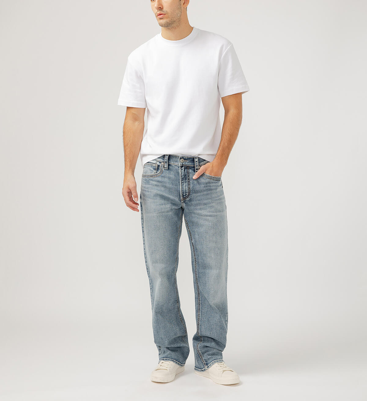 Zac Relaxed Fit Straight Leg Luxe Heritage Jeans, , hi-res image number 0