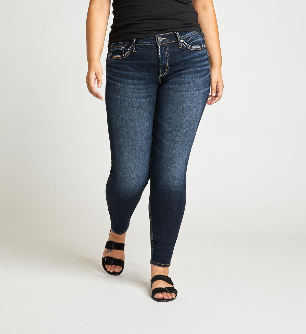 Suki Mid Rise Skinny Plus Size Jeans, , hi-res image number 0