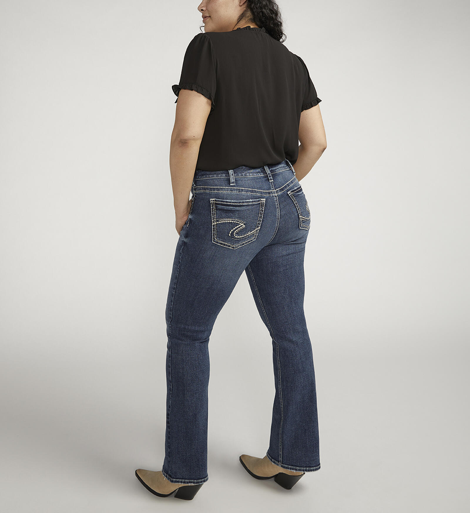 Silver Jeans Co. Plus Size Suki Mid Rise Bootcut Jeans - 20809908