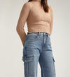 High Rise Wide Leg Cargo Jeans, , hi-res image number 3