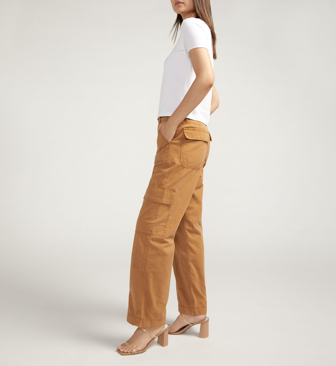 Buy Wide Leg Utility Cargo Pant for USD 74.00 | Silver Jeans US New
