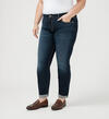 Boyfriend Mid Rise Slim Leg Jeans Plus Size, , hi-res image number 2