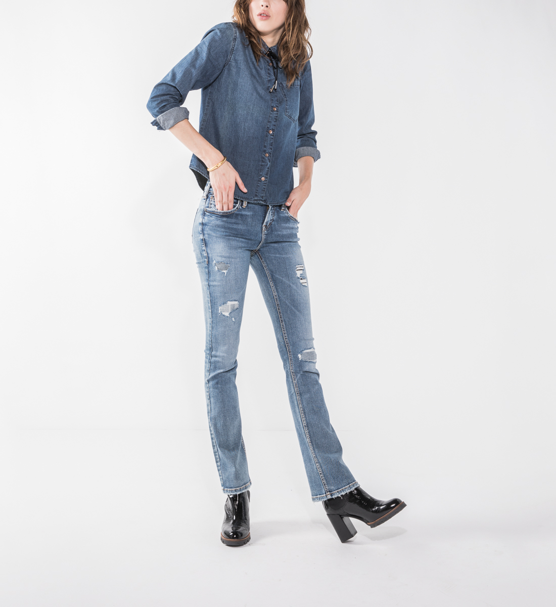 silver jeans aiko slim boot