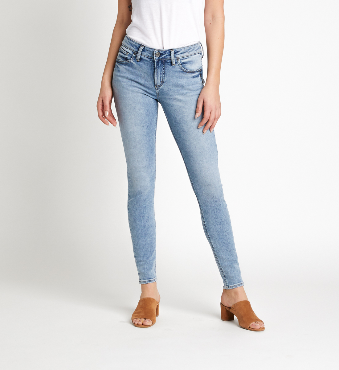 the best high rise skinny jeans