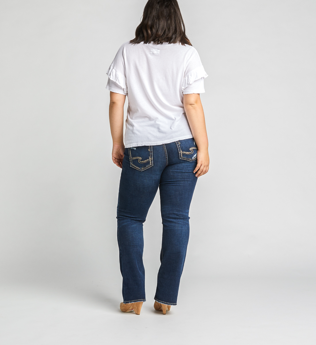 plus size silver jeans cheap online