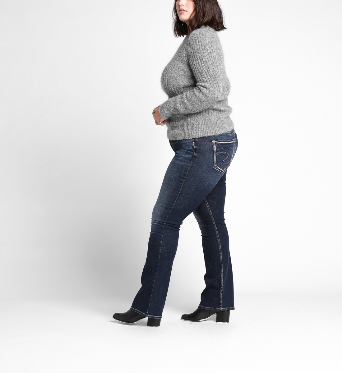 plus size silver jeans cheap online