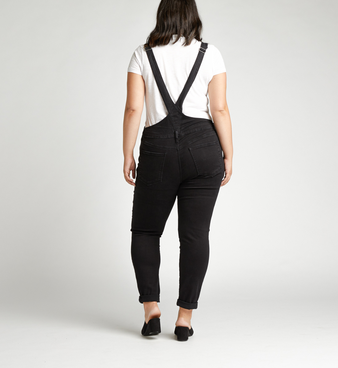overall jeans plus size