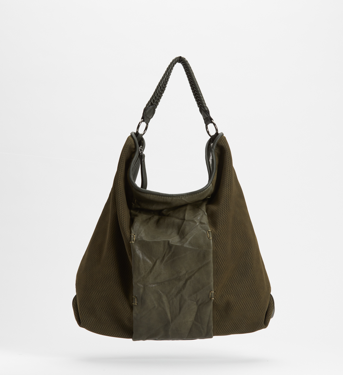 silver hobo bag