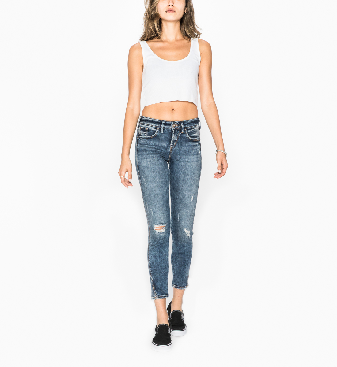silver jeans avery ankle skinny