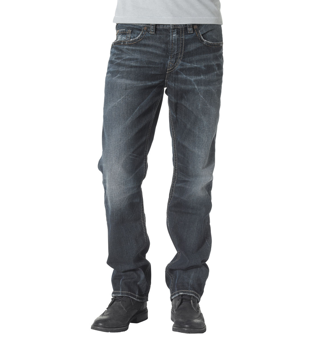 Grayson Straight Leg Dark Wash | Silver Jeans