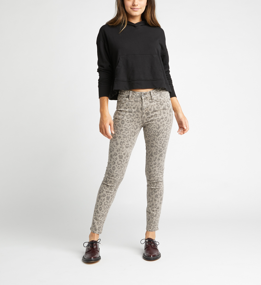 Most Wanted Mid Rise Skinny Jeans - Silver Jeans US