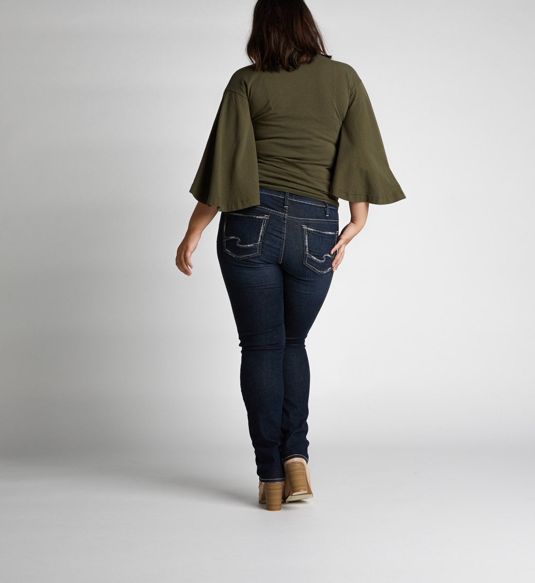 best dressed straight leg jeans plus size