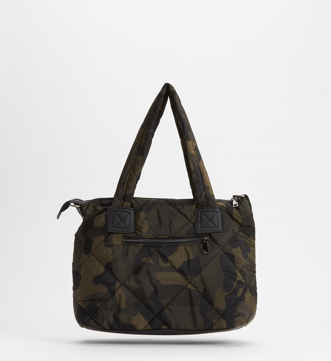 camo quilted bag