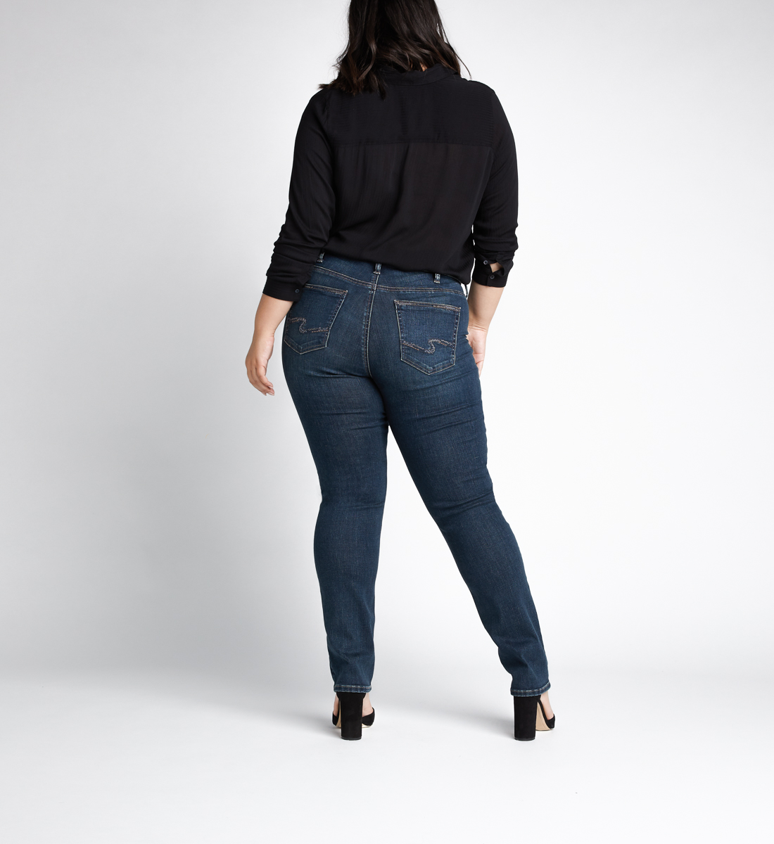 best high rise jeans for plus size