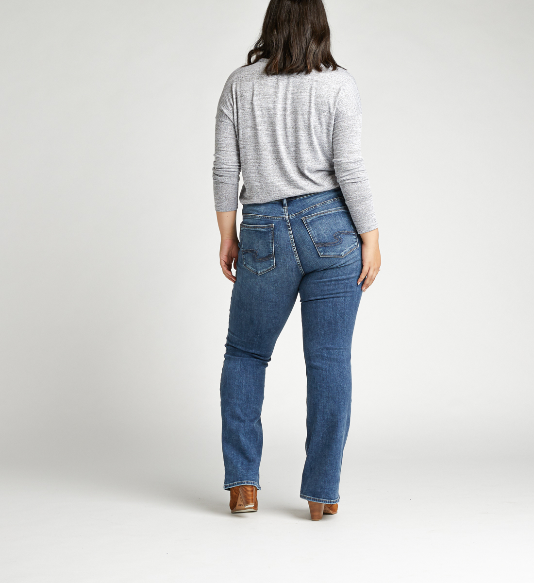 women's bootcut mid rise jeans