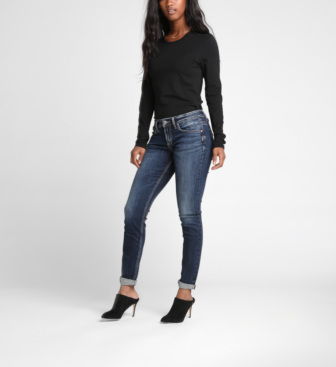 Mid-Rise Boyfriend Jeans | Silver Jeans