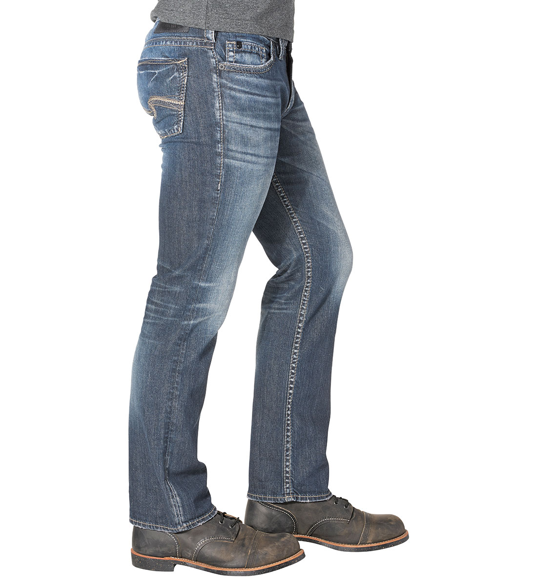 cinch silver label dark wash jeans