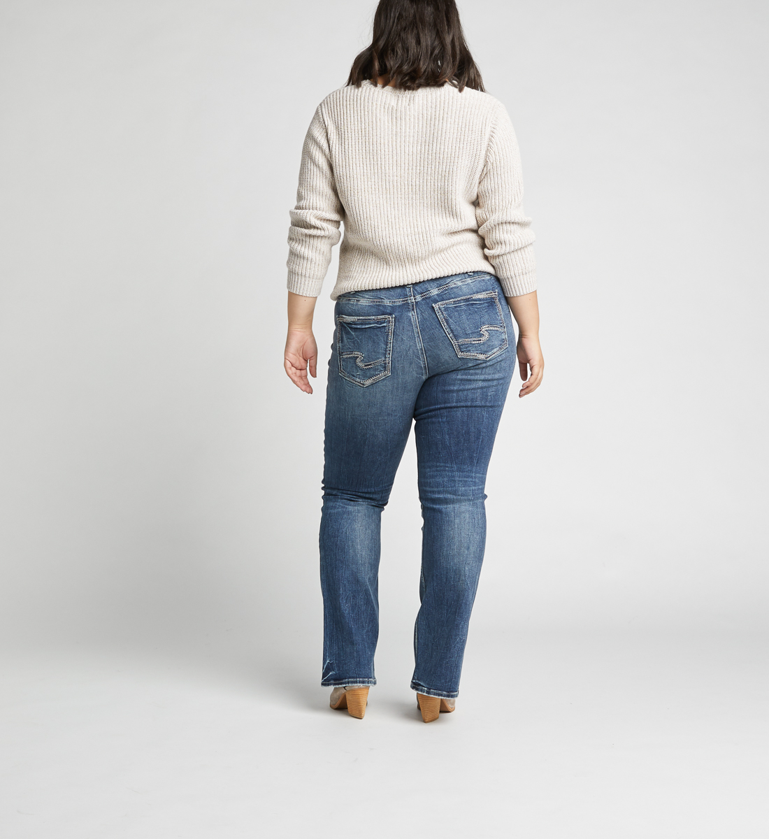 best high rise jeans for plus size