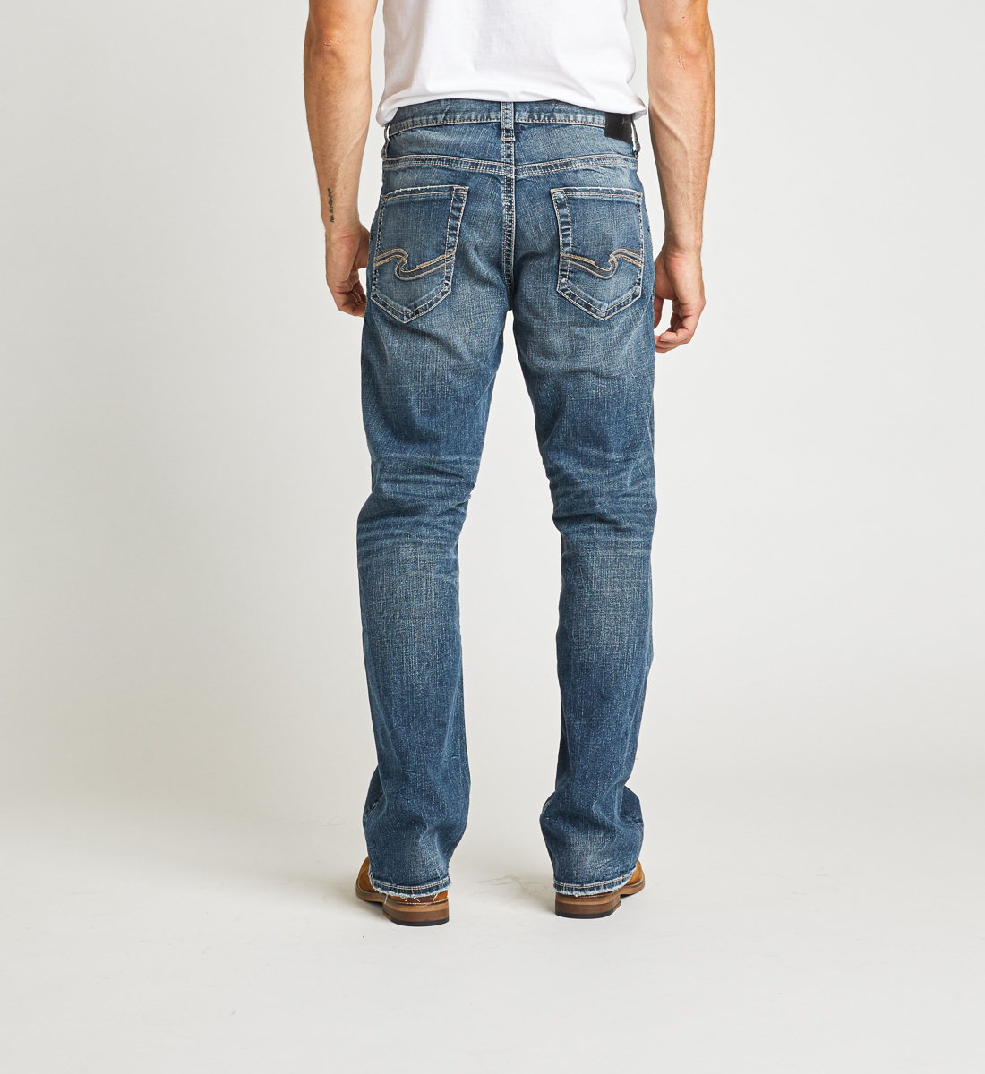 Craig Easy Fit Bootcut Jeans - Silver Jeans US